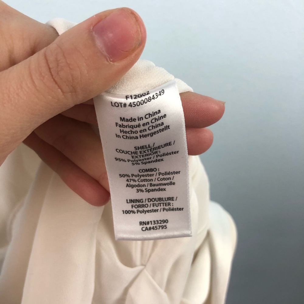 Rachel Zoe white Estella tuxedo wrap gown - Picture 8 of 8